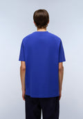 Drapeau Jersey T-Shirt met Korte Mouwen Blauw Royal - 4