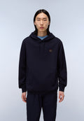 Badge French Terry Hoodie Dark Blue - 3