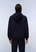 Badge French Terry Hoodie Dark Blue - 4