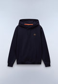Badge French Terry Hoodie Dark Blue - 1