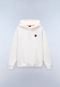 Badge French Terry Hoodie White - 1