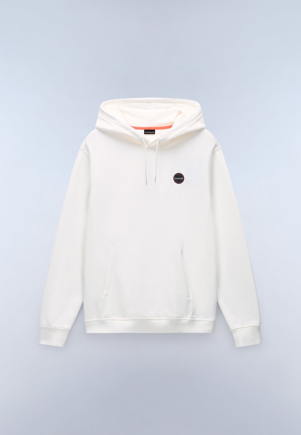 Badge French Terry Hoodie White - 1