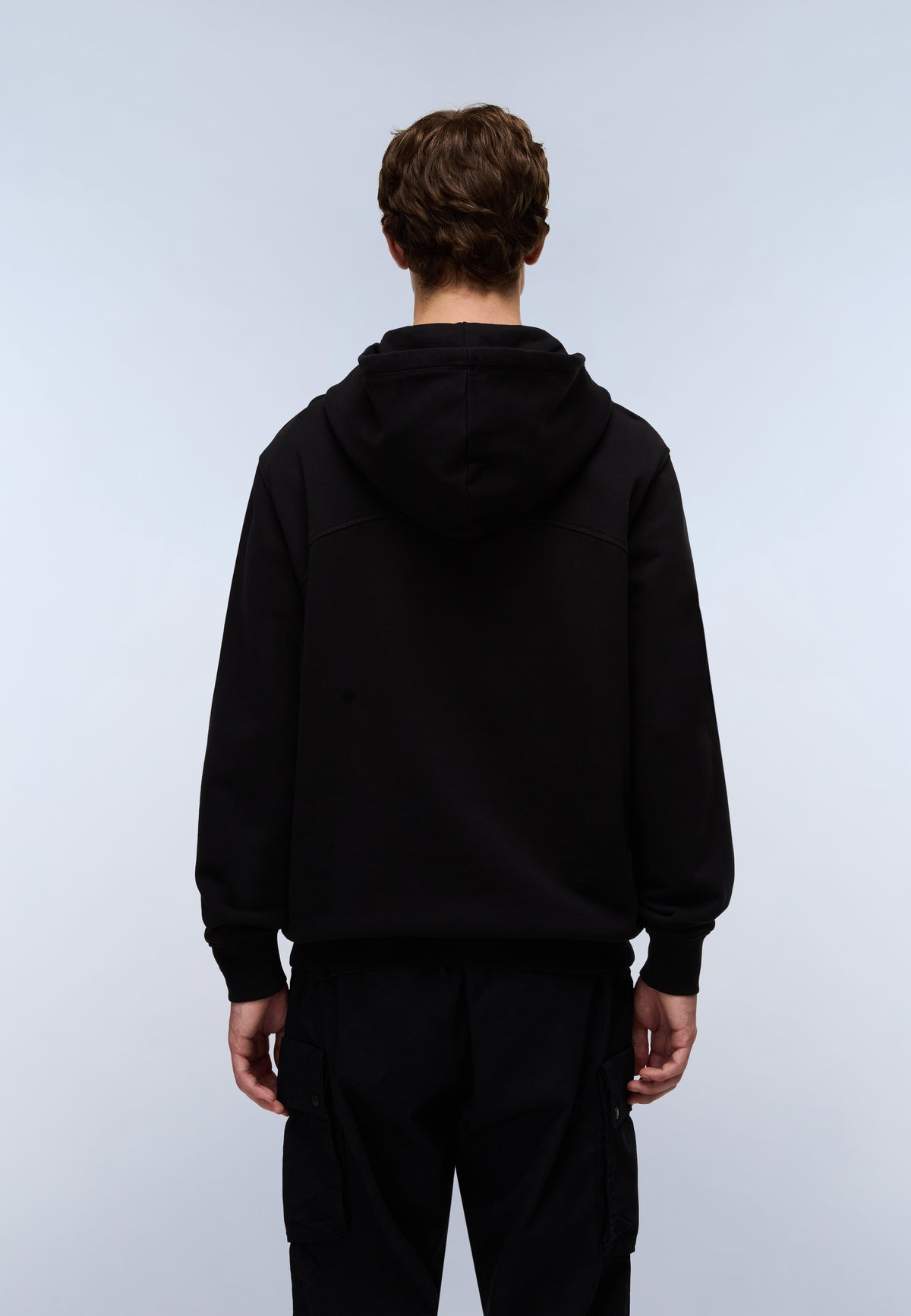 Badge French Terry Hoodie Black - 4