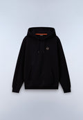 Badge French Terry Hoodie Black - 1