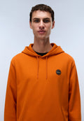 Napapijri French Terry Kapuzenpullover Badge Orange Gold Herren - 2