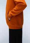 Napapijri French Terry Kapuzenpullover Badge Orange Gold Herren - 5