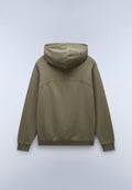 Badge French Terry Hoodie Green Tea Leaf - 5