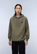 Badge French Terry Hoodie Green Tea Leaf - 3