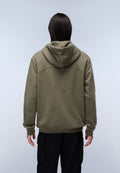Badge French Terry Hoodie Green Tea Leaf - 4