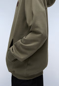 Badge French Terry Hoodie Green Tea Leaf - 6