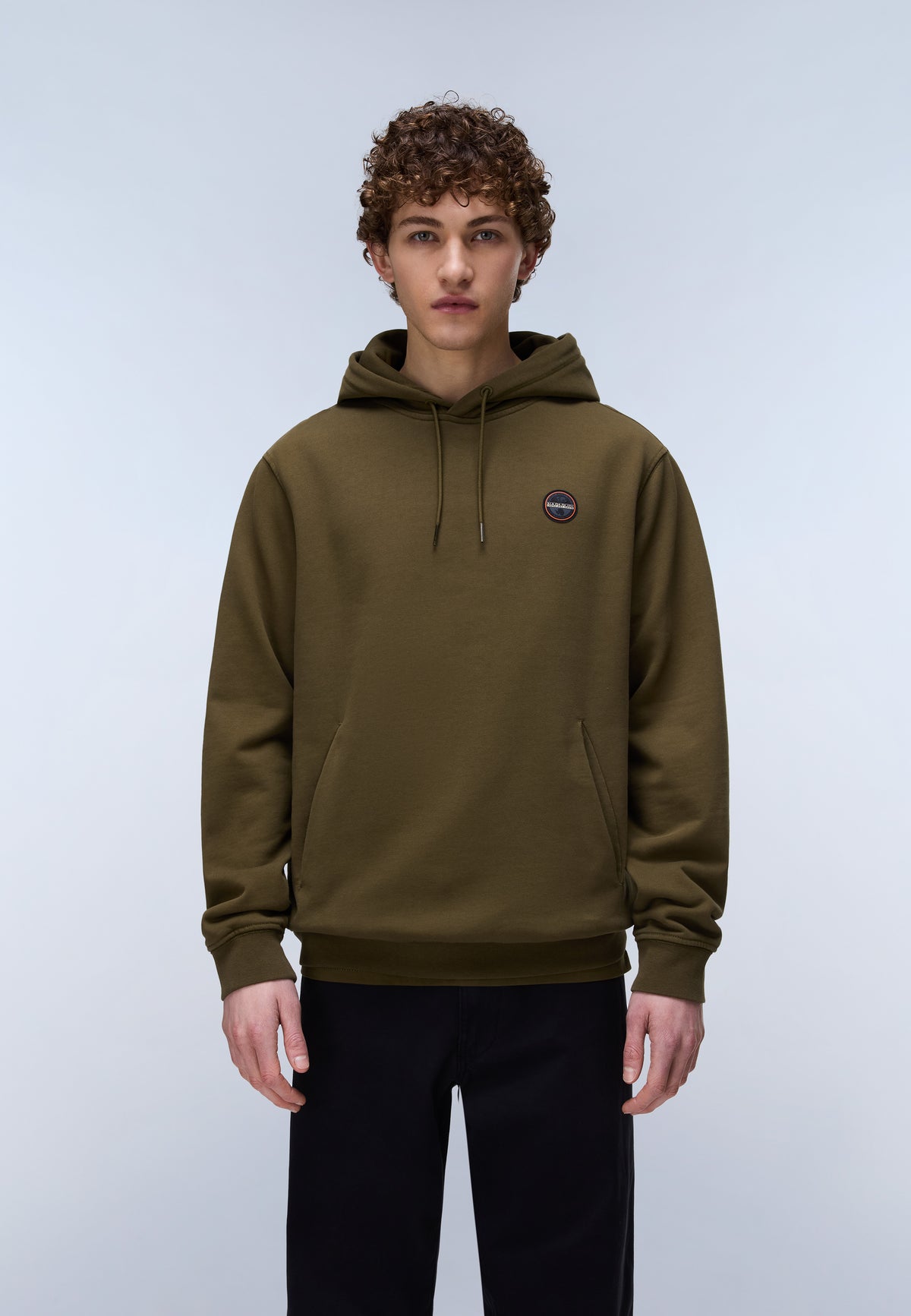 French Terry Kapuzenpullover Badge  - 3