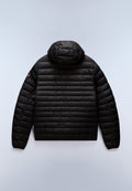 Amis Hooded Puffer Jacket Black - 2