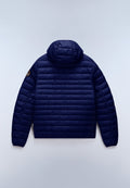 Amis Hooded Puffer Jacket Dark Blue - 2