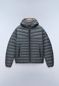 Amis Hooded Puffer Jacket Green Urban - 1