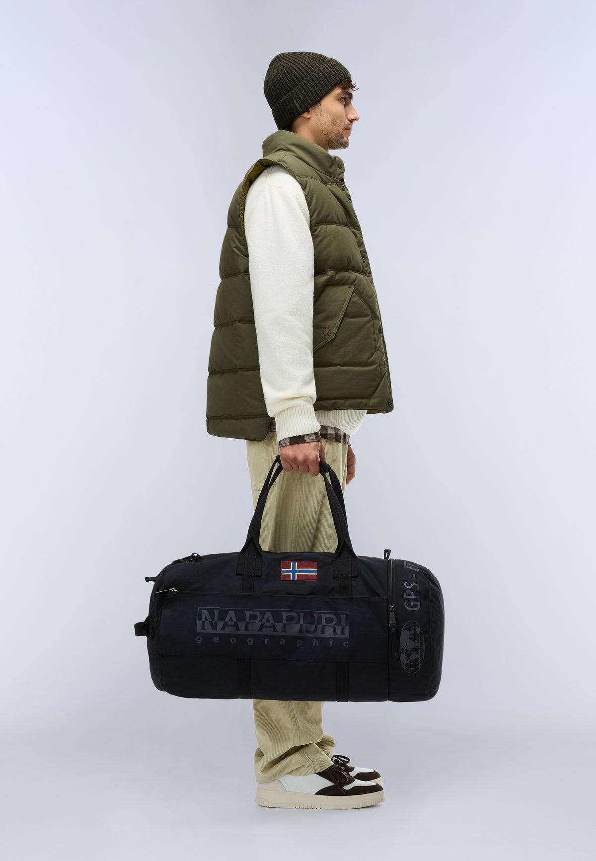 Napapijri Duffle Bag Equator - 61,4 l Schwarz Herren und Damen - 2