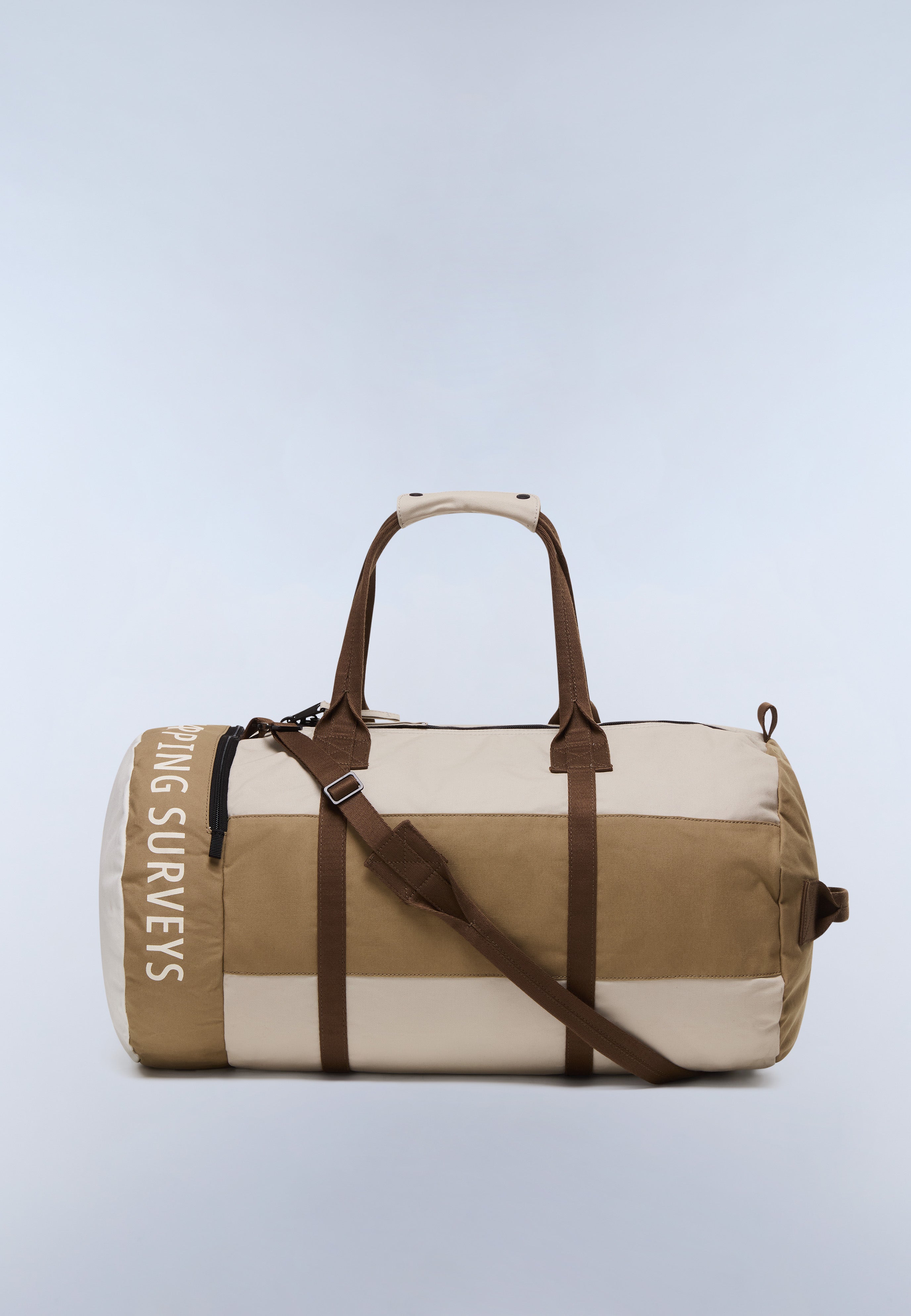 Napapijri Equator Duffle Bag - 61.4 Lt Men & Women Beige White