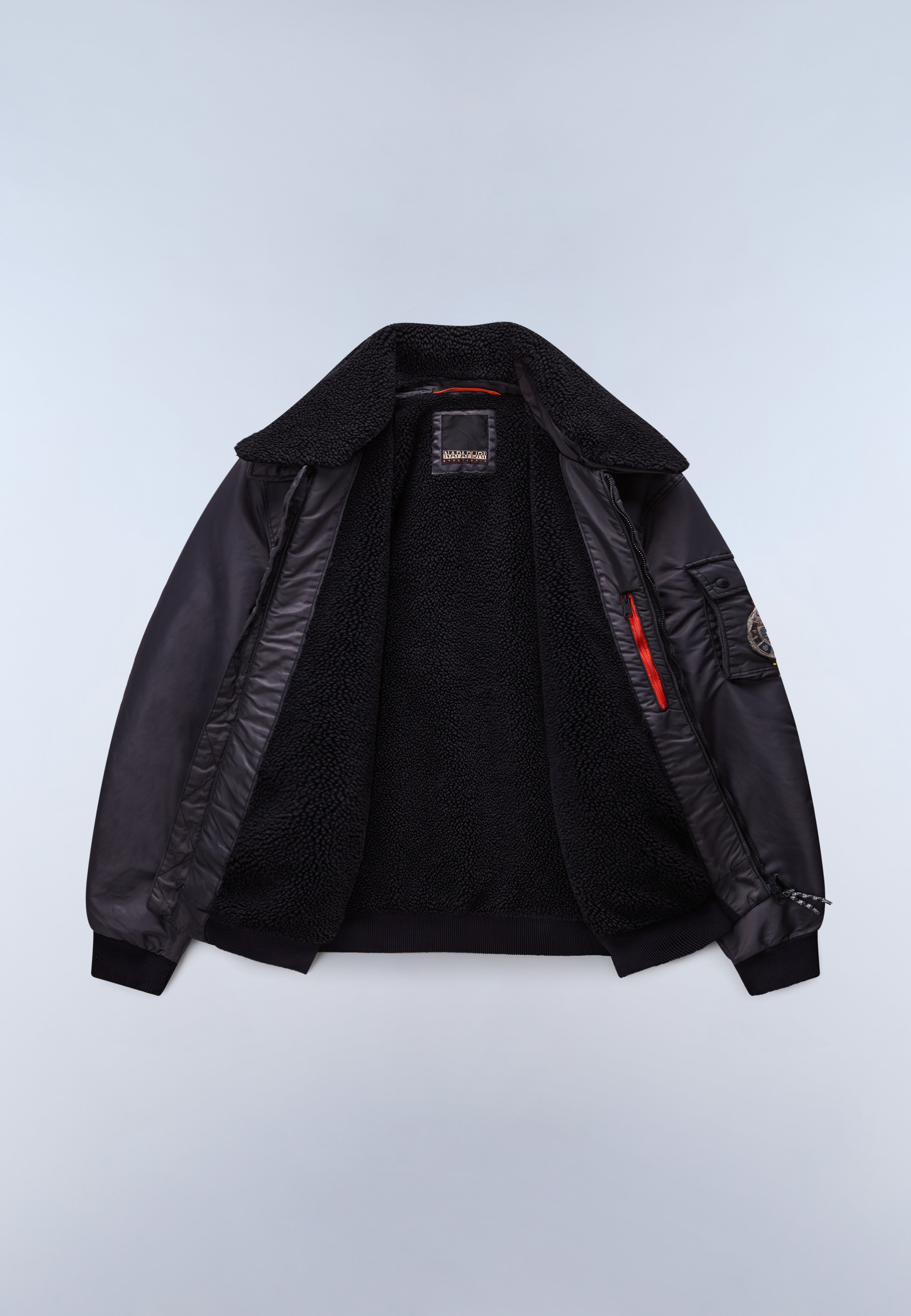 Nemes Micro Curly Bomber Jacket | Short Jackets | Napapijri PT