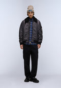 Nemes Micro Curly Bomber Jacket Black - 3