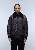 Nemes Micro Curly Bomber Jacket Black - 4