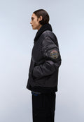 Nemes Micro Curly Bomber Jacket Black - 5