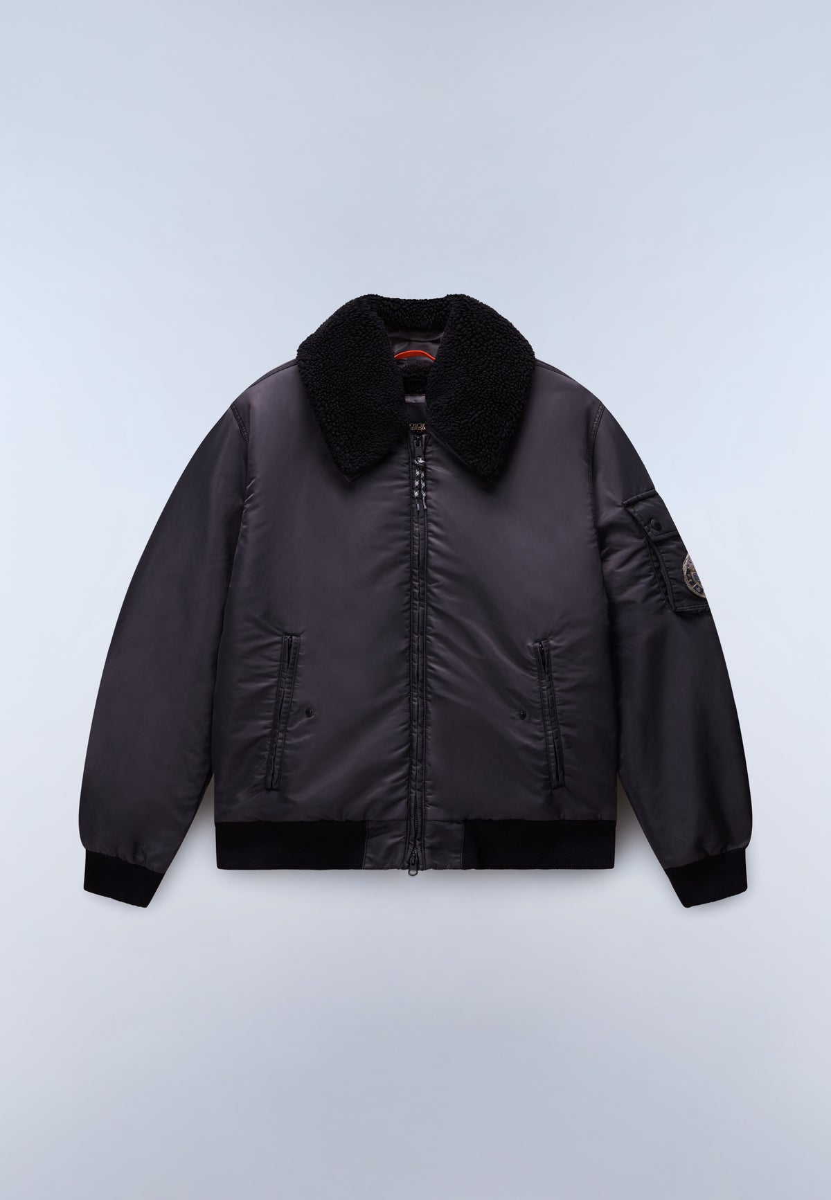 Micro Curly Bomberjacke Nemes Schwarz - 1