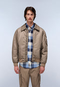 Giacca Bomber Nemes Micro Curly Beige - 4
