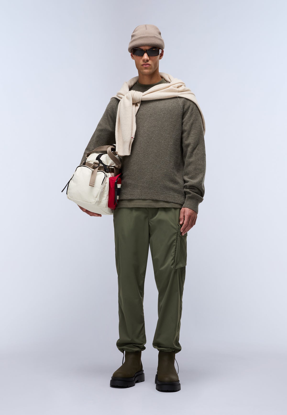 Biez Chino Trousers Green Tea Leaf - 2