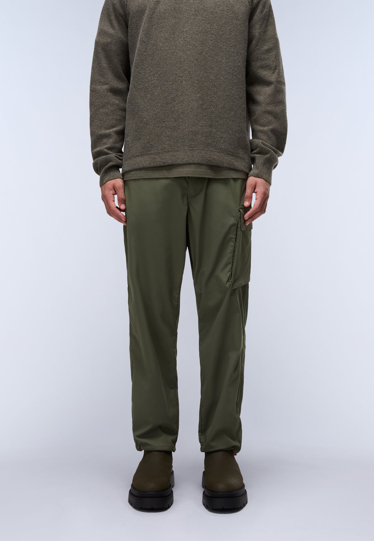 Biez Chino Trousers Green Tea Leaf - 3