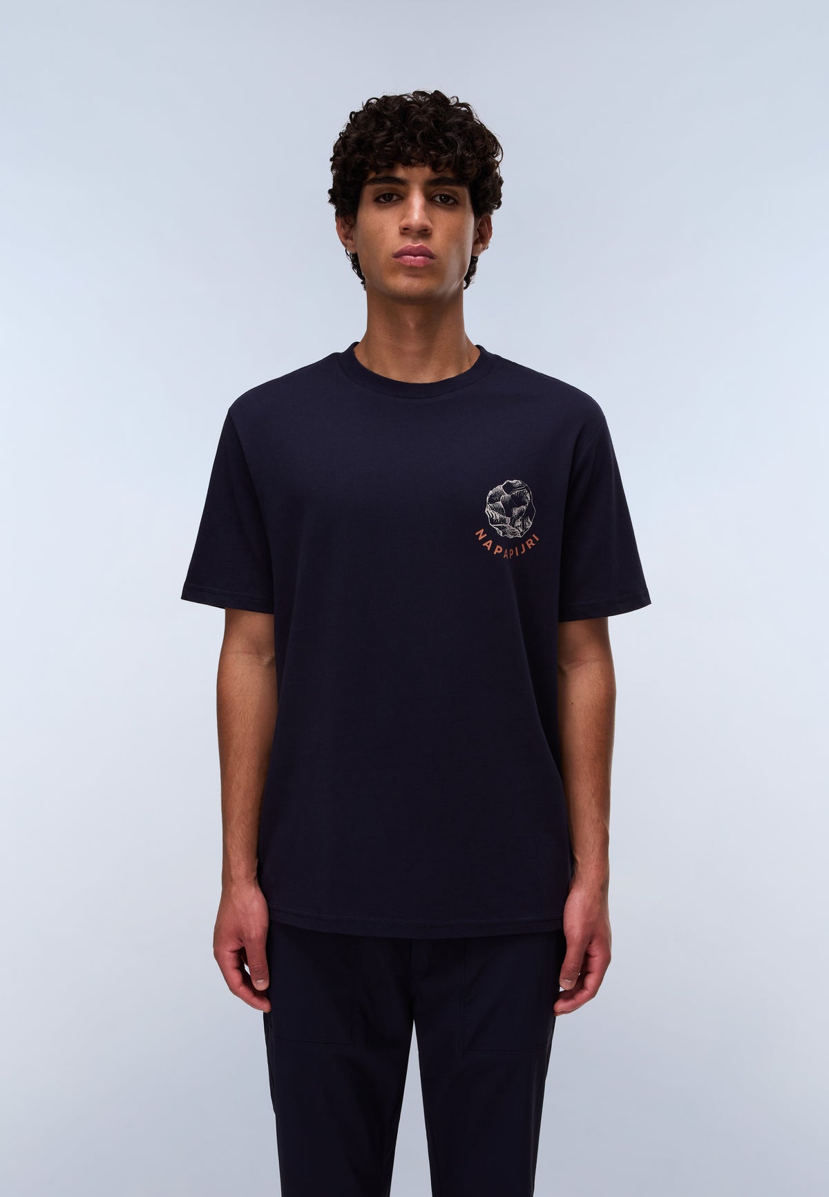 Camiseta de Manga Corta de Punto Yukis Dark Blue - 3