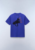 Camiseta de Manga Corta de Punto Yukis Azul Royal - 1