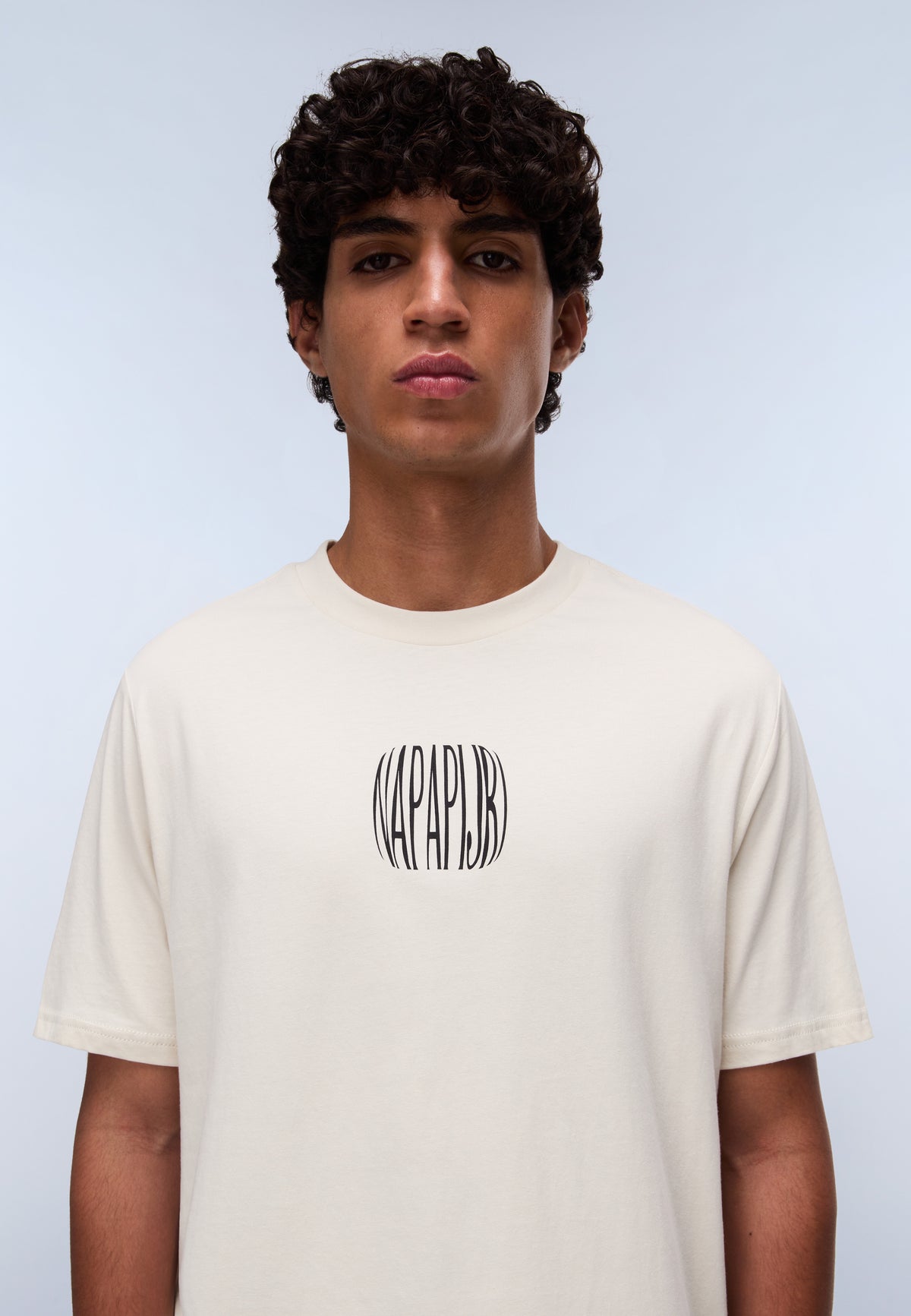 Camiseta de Manga Corta de Punto Yukis Beige - 2