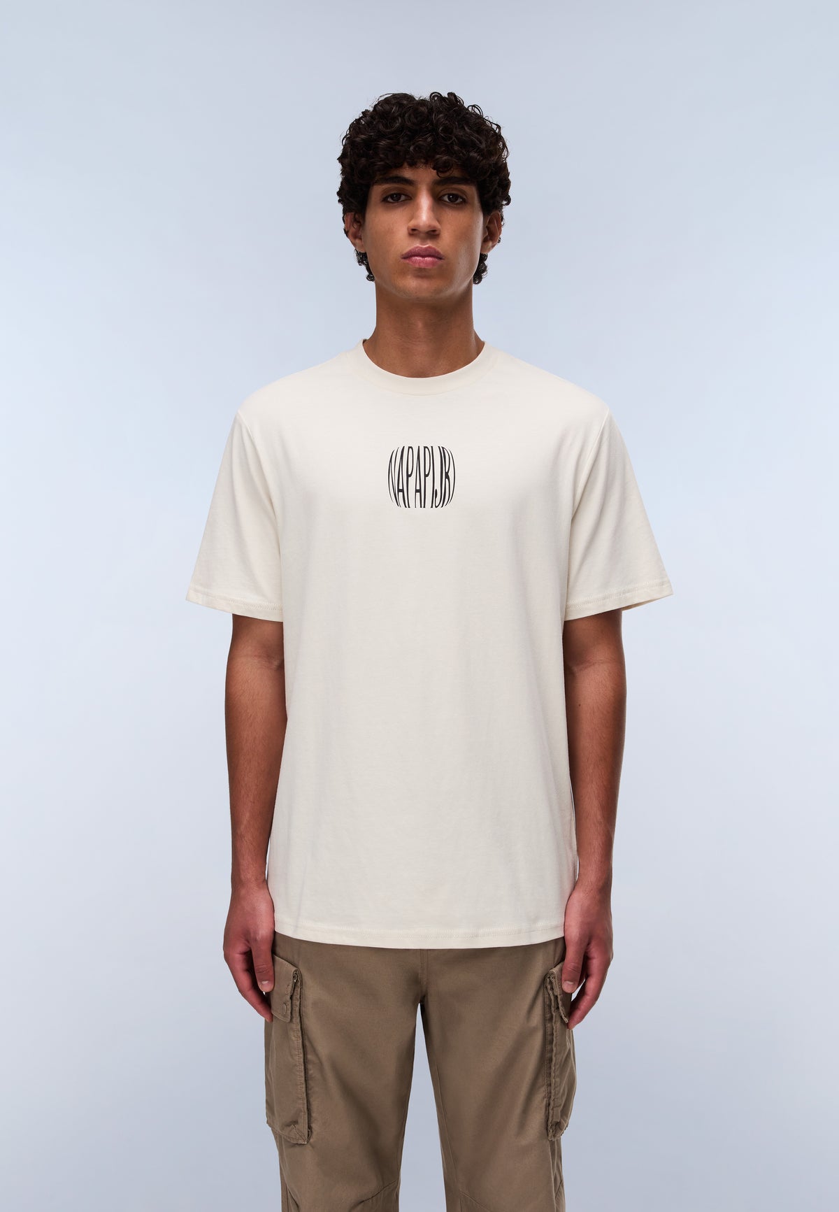 Camiseta de Manga Corta de Punto Yukis Beige - 3