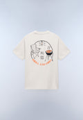Yukis Jersey Short Sleeve T-Shirt Beige - 1