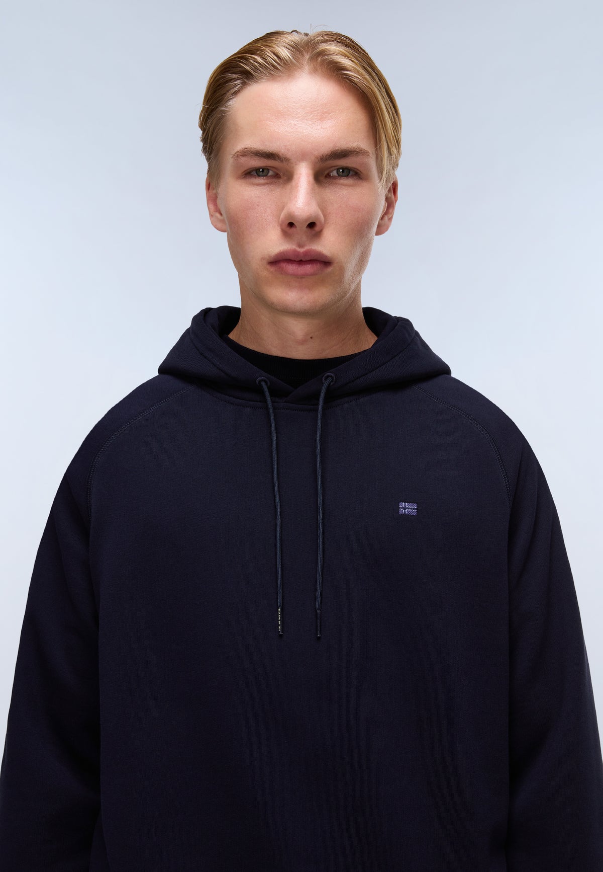 Nedles French Terry Hoodie Dark Blue - 2