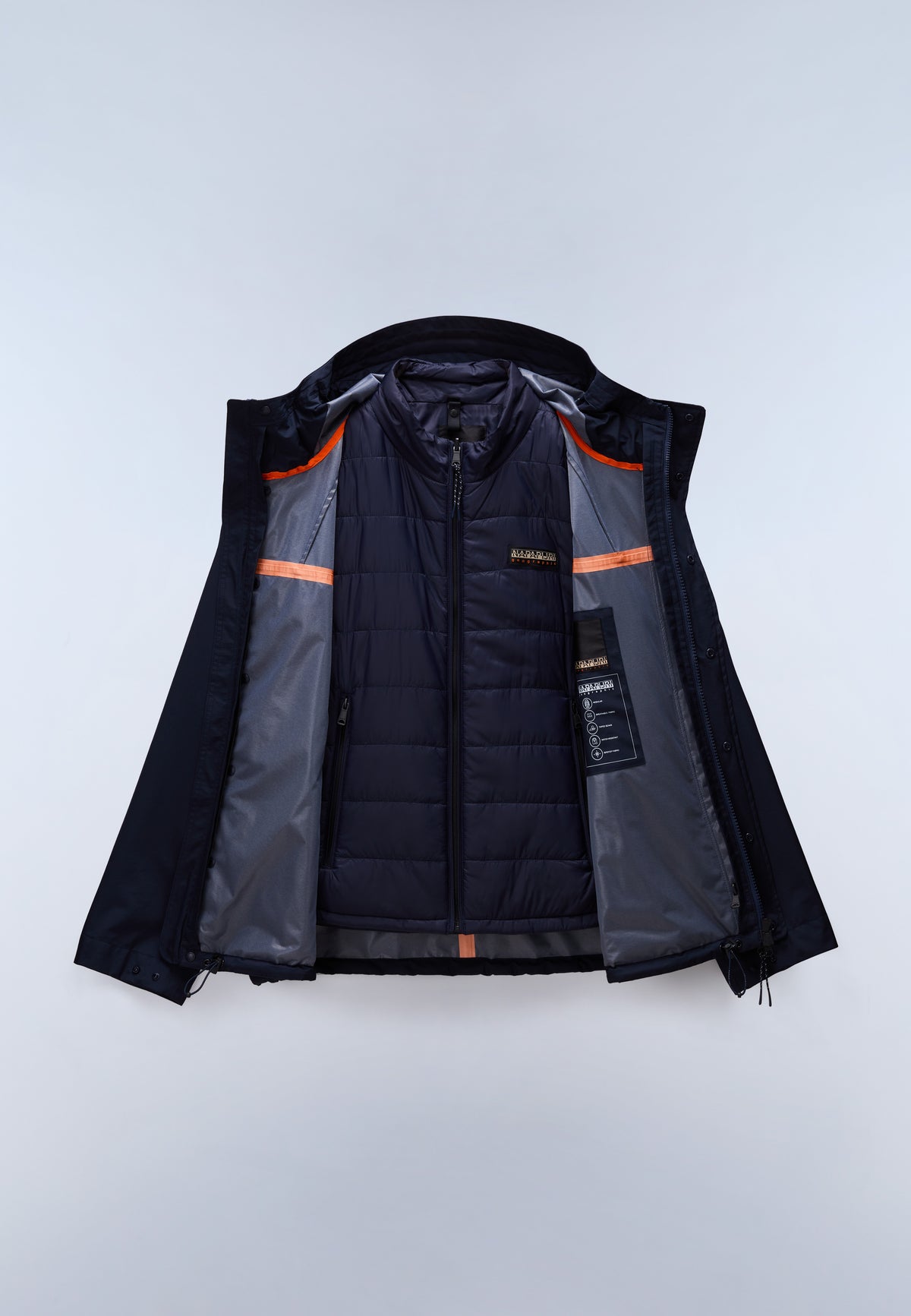 Pilloz Short Parka Jacket Dark Blue - 10