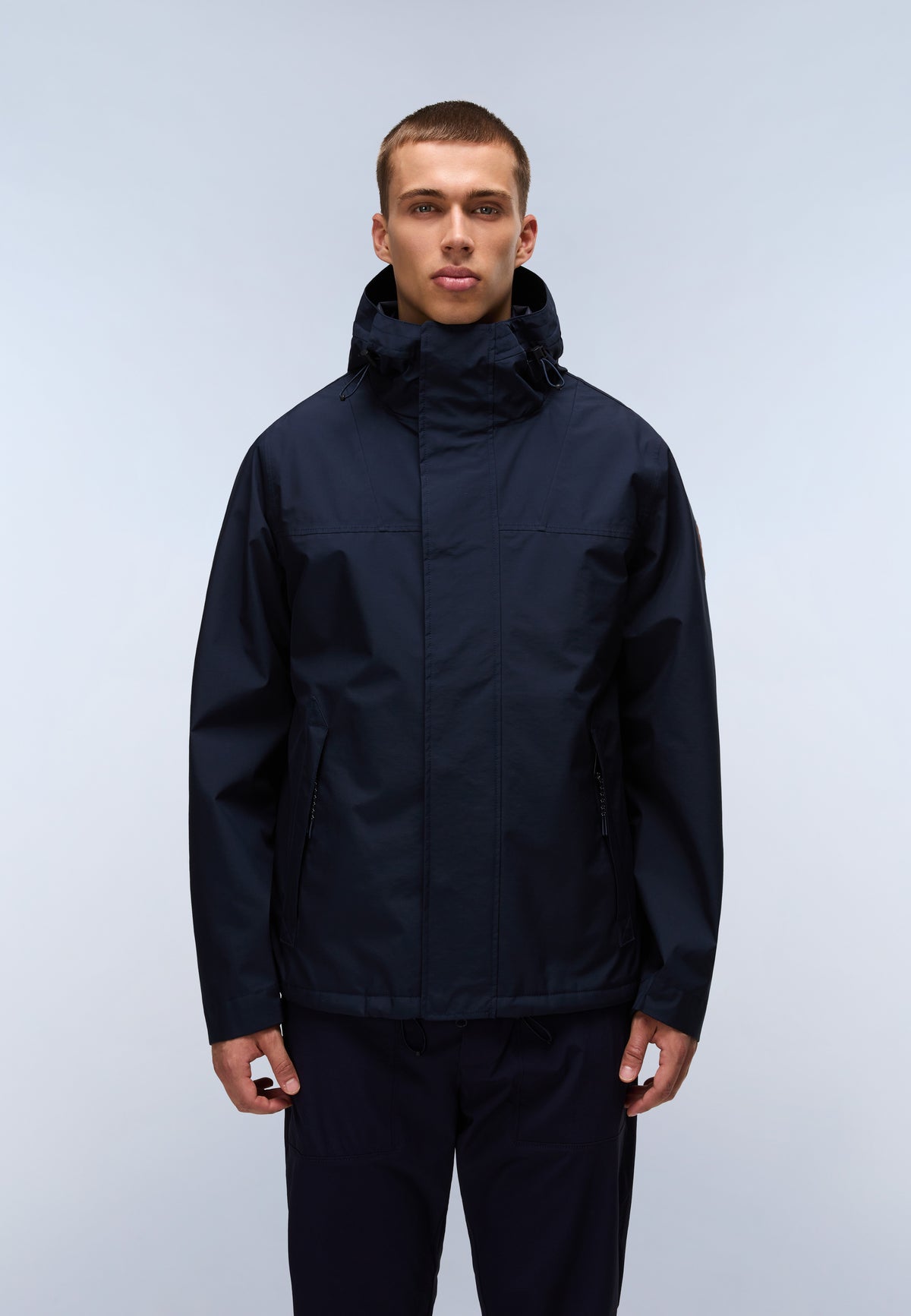Pilloz Short Parka Jacket Dark Blue - 4