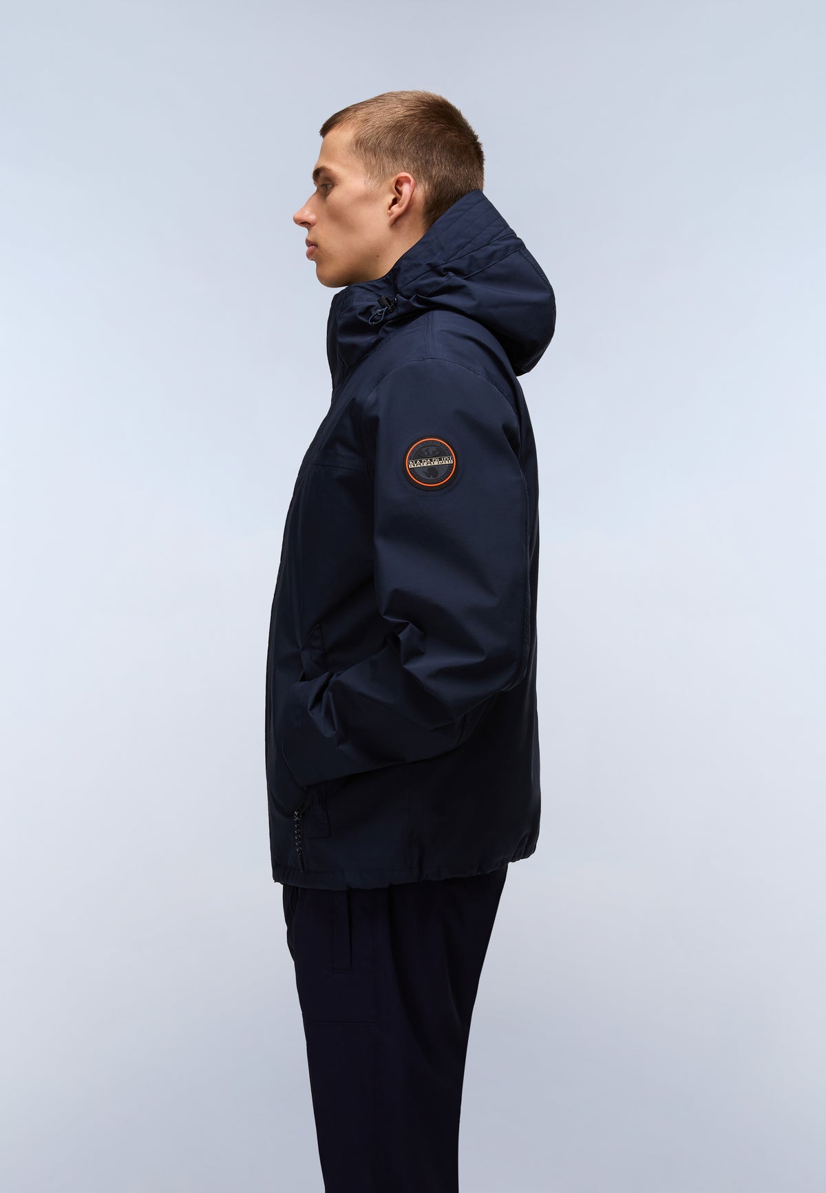 Pilloz Short Parka Jacket Dark Blue - 5
