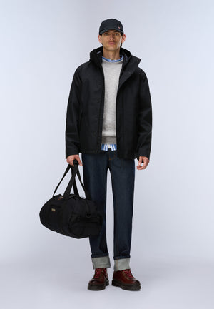 Giacca Creare 'FAZZ' Nera Strutturata Con Zip Sul Retro - Taglia Unica