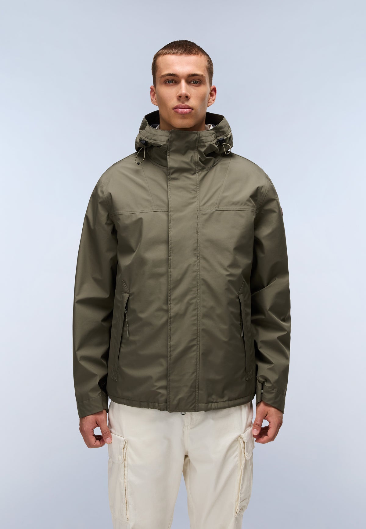 Pilloz Short Parka Jacket Green Tea Leaf - 4
