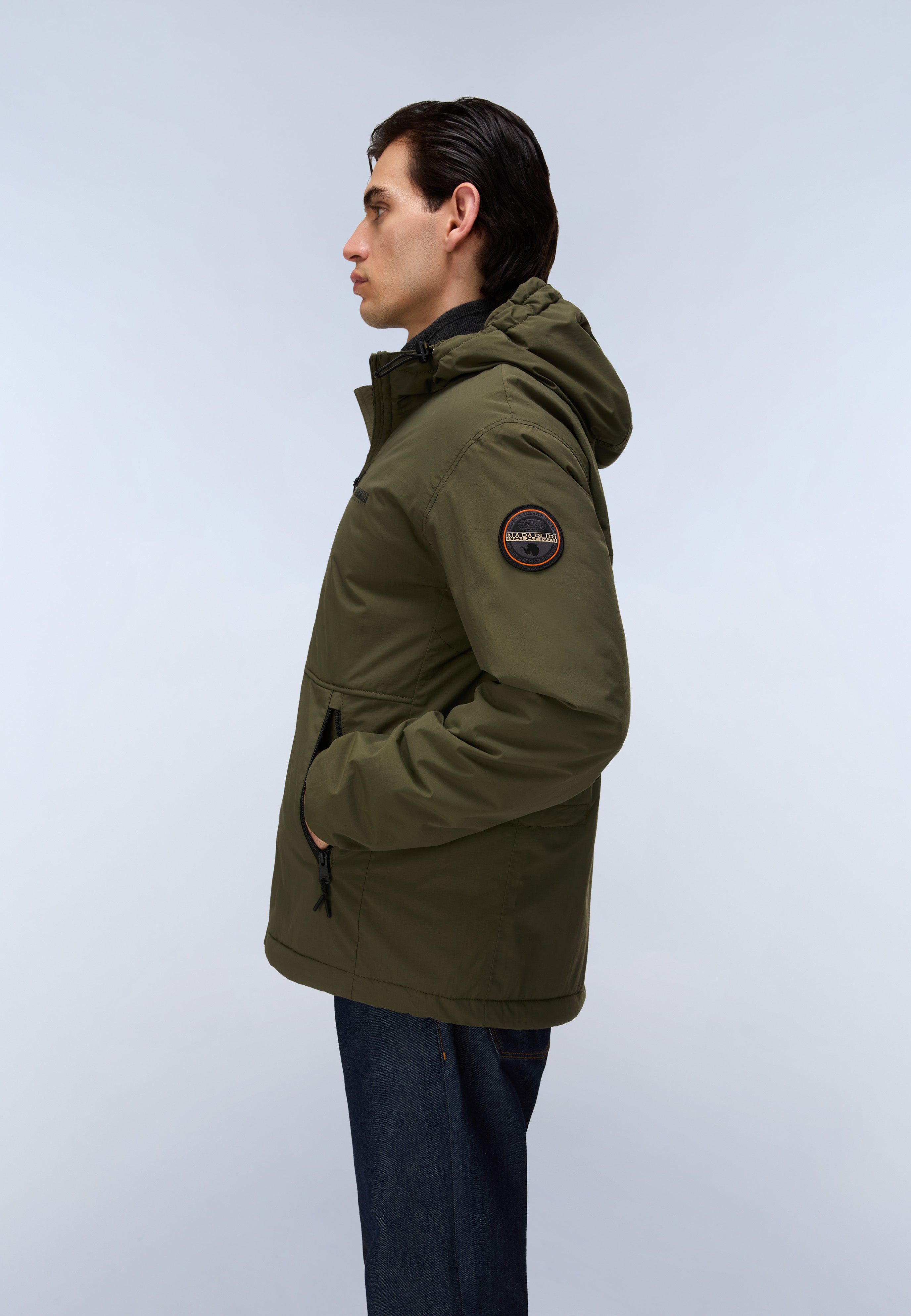 Napapijri Tundra Winter Jacket Men Green Olive Night