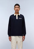 Polo a Maniche Lunghe Mont Jersey Blu Scuro - 3