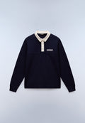 Polo a Maniche Lunghe Mont Jersey Blu Scuro - 1