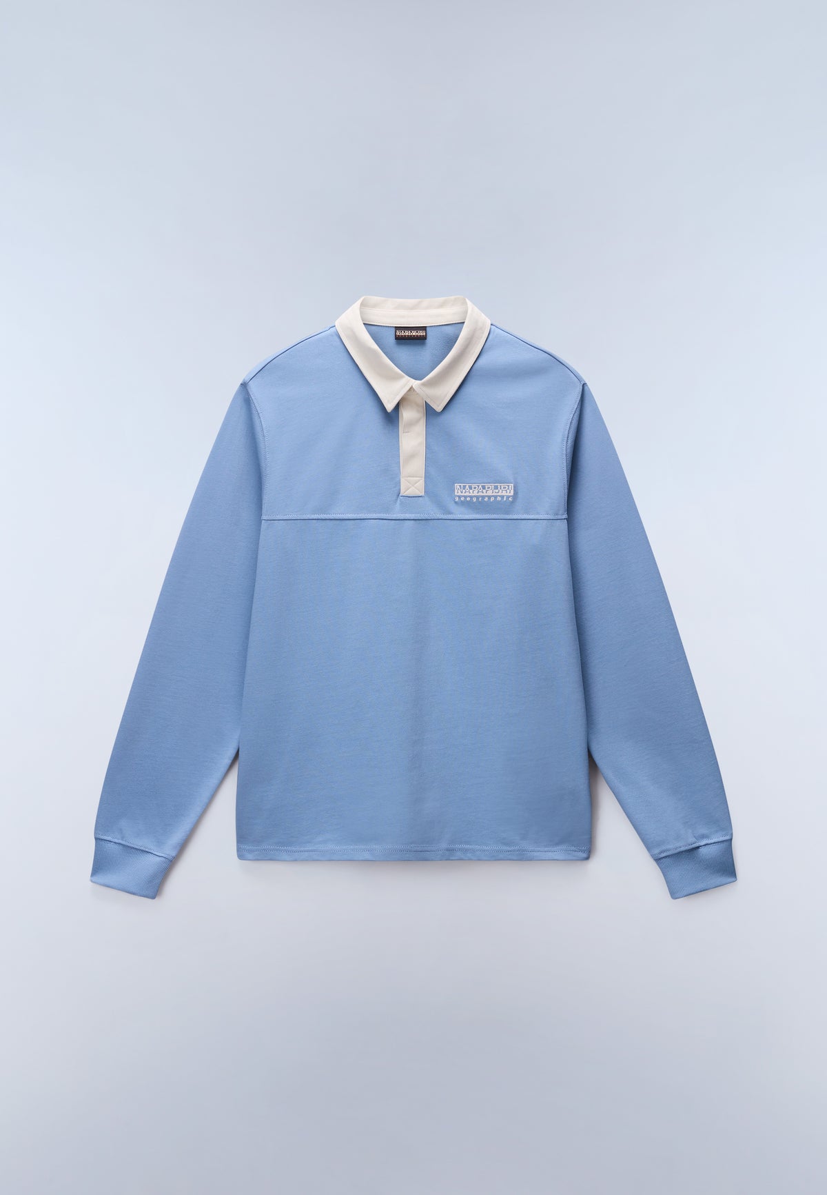 Langärmeliges Jersey-Poloshirt Mont Blau Denim - 1