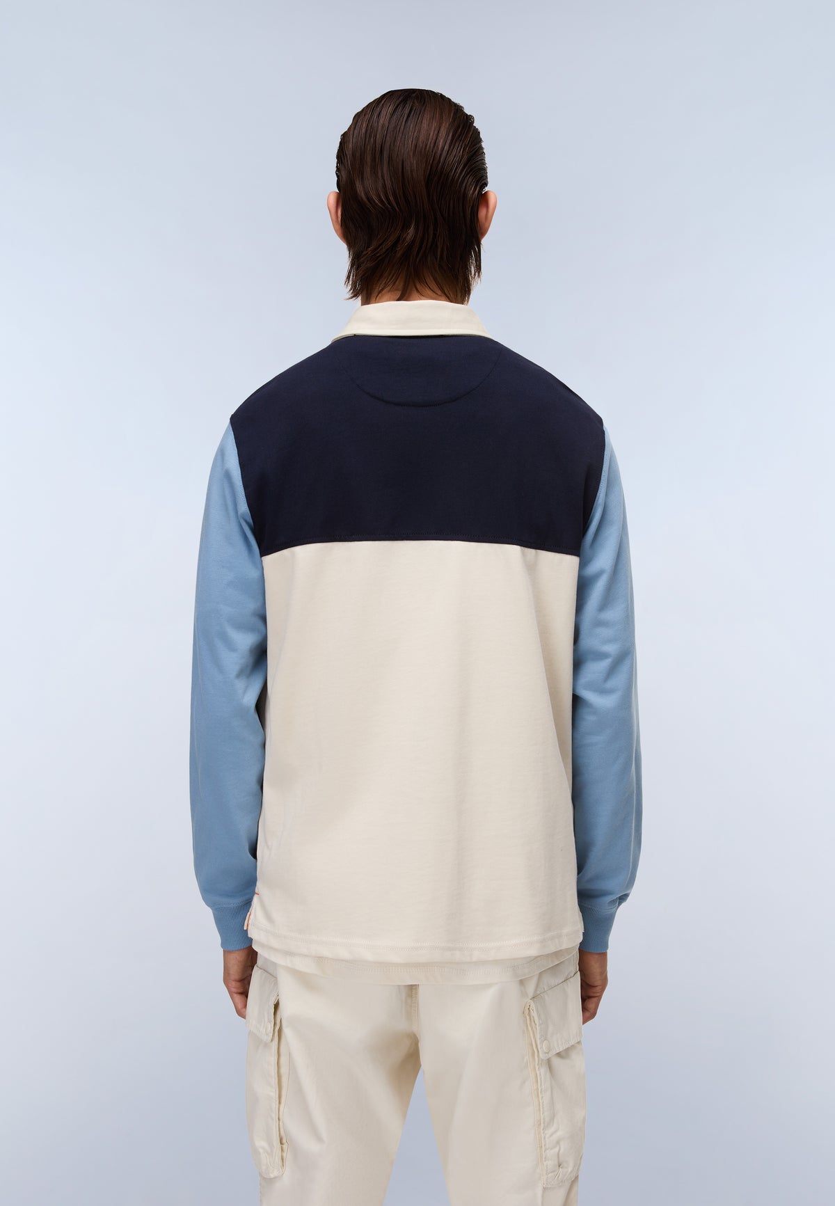 Langärmeliges Jersey-Poloshirt Mont  - 4