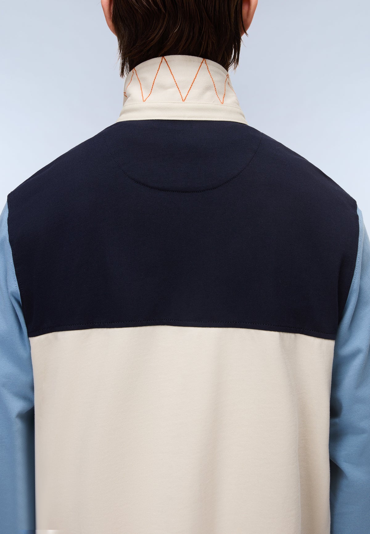 Langärmeliges Jersey-Poloshirt Mont  - 6