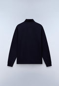 Polo a Maniche Lunghe Badge Jersey Blu Scuro - 5