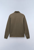 Polo a Maniche Lunghe Badge Jersey Verde Tea Leaf - 5