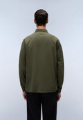 Napapijri Langärmeliges Jersey-Poloshirt Badge Grün Olive Night Herren - 4