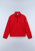 Treser Half-Zip Fleece Red Goji - 1