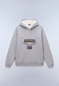 Burgee Hoodie Medium Grey Melange - 1